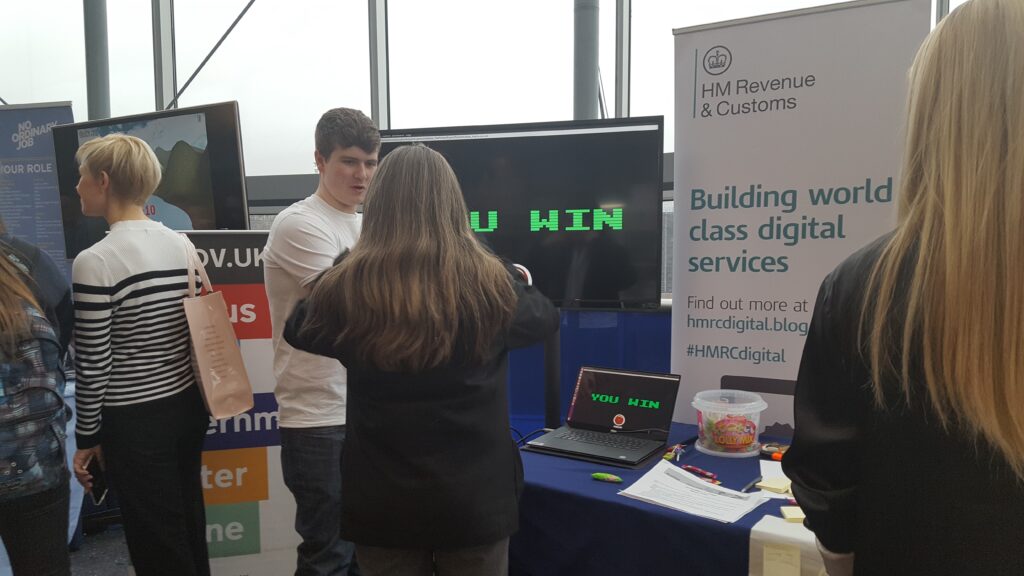 HMRC digital apprentices help girls at STEM