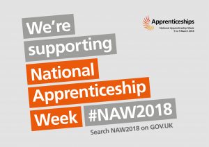 We're supporting National Apprenticeship Week