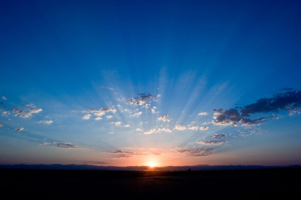 Picture of a sunrise